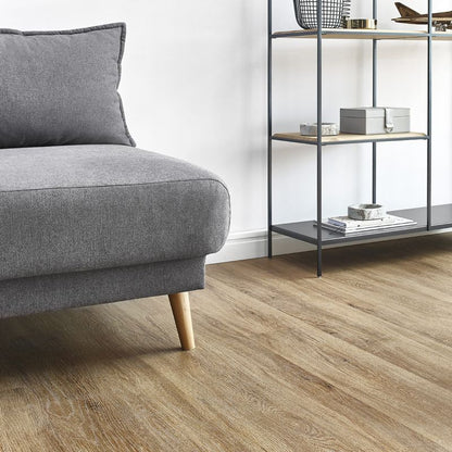 Vinylgulv Eg Mørk 2,2 m² Vandtæt