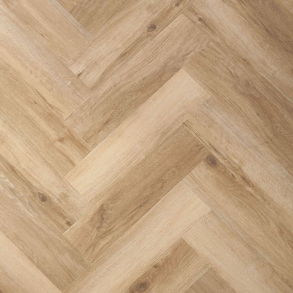 Vinylgulvpaneler i sildebensmønster Floornity SPC Eg Bedford 1,402 m²