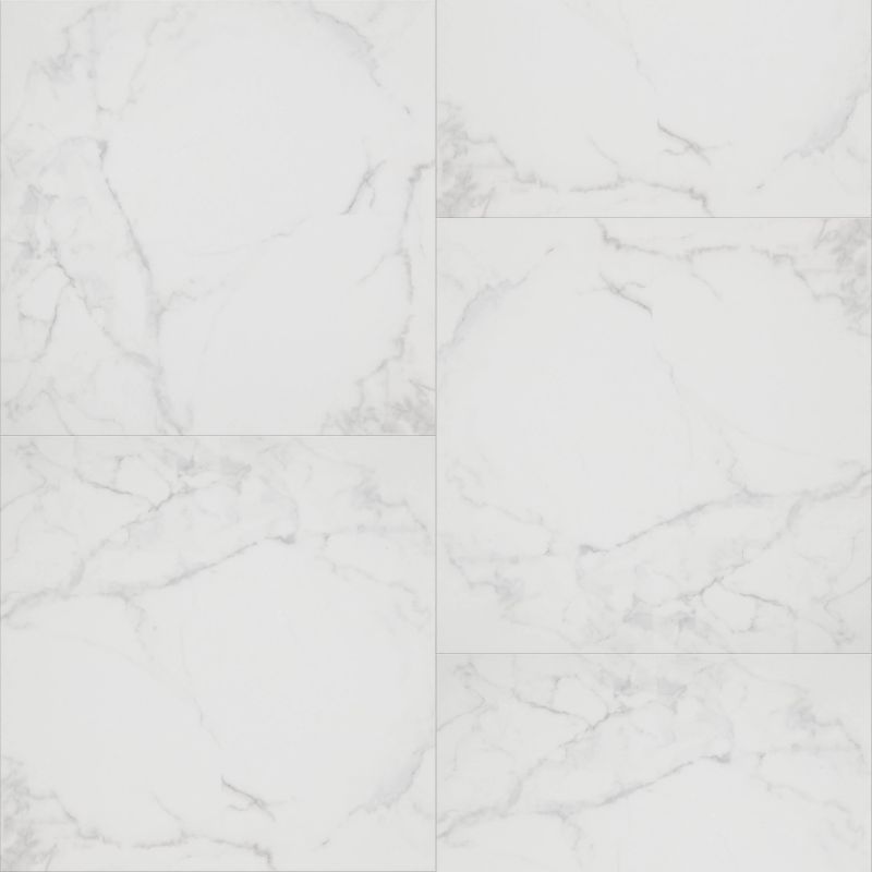 Vinylgulv Bianco Stone 61x61 cm Hvid 1,48 m²