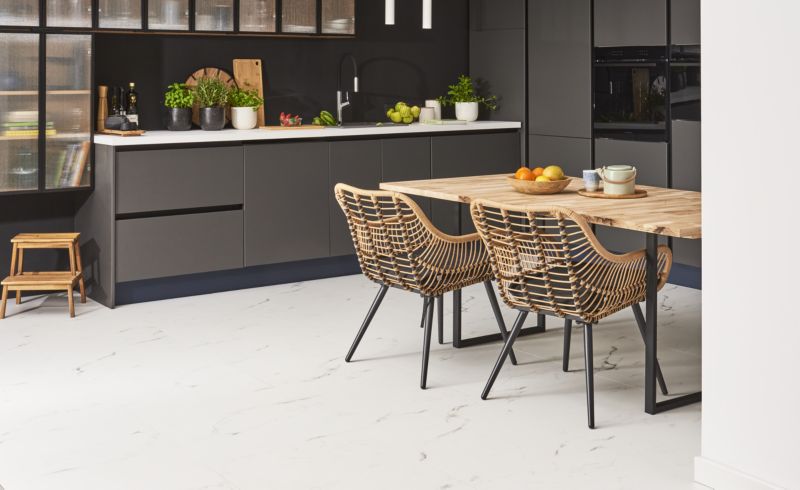 Vinylgulv Bianco Stone 61x61 cm Hvid 1,48 m²