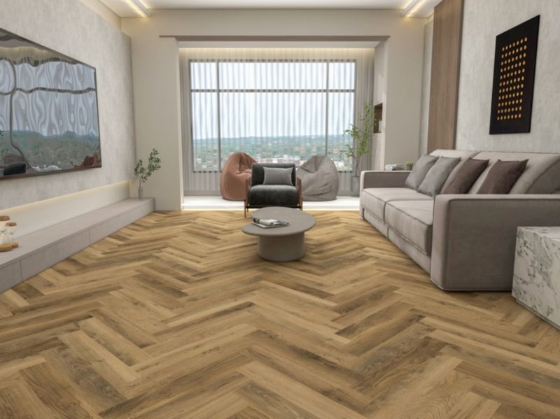 Vinylgulv Eg Natur Vandtæt 1,48 m²