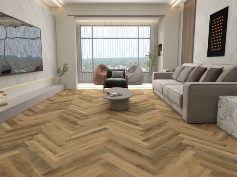 Vinylgulv Eg Natur Vandtæt 1,48 m²