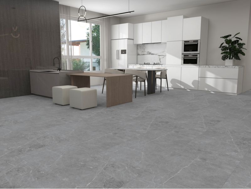 Vinylgulv Klik 60x120 cm Stenlook Mat 1,44 m²
