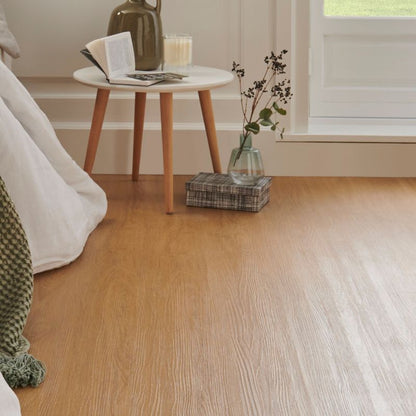 Vandafvisende vinylgulvpaneler i naturlig plankedesign 2,2 m²