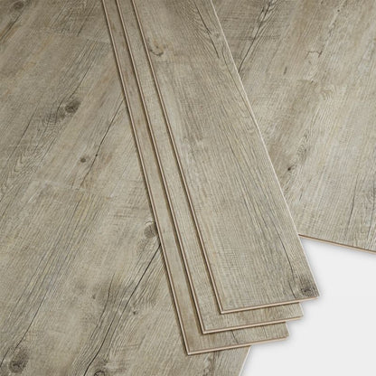 Vandtætte vinylgulvpaneler GoodHome egetræ plank gråbrun patineret 2,2 m²