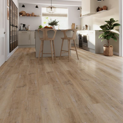 Vandtætte vinylgulvpaneler GoodHome SPC Eg Distressed 2,17 m2
