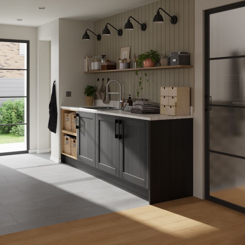 Vinylgulv SPC Granito 2,23 m² Grå