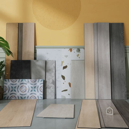 SPC Vinylgulv Granito 2,23 m² Grå Mat