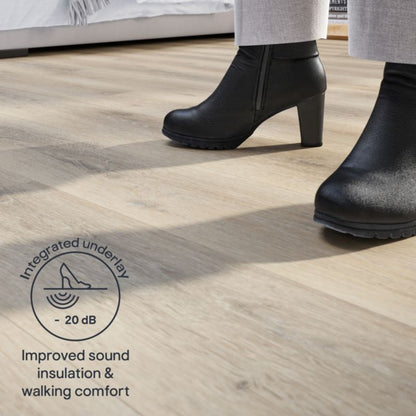 Vinylgulv SPC Klik 122x18 cm Natur Trælook 1,98 m² | 5059340802428