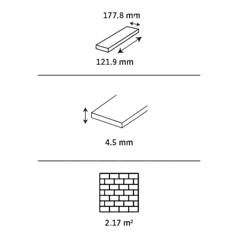 Vandtætte SPC vinylgulvpaneler Blond med integreret underlag 2,17 m²