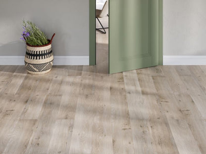 Vandafvisende vinylgulvpaneler SPC light natural med integreret underlag 2,17 m²