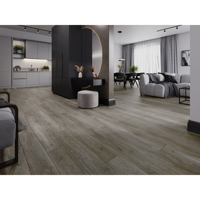 Vinylgulvpaneler Grå Eg Mexen 1240x182 Sherwood 8 stk.