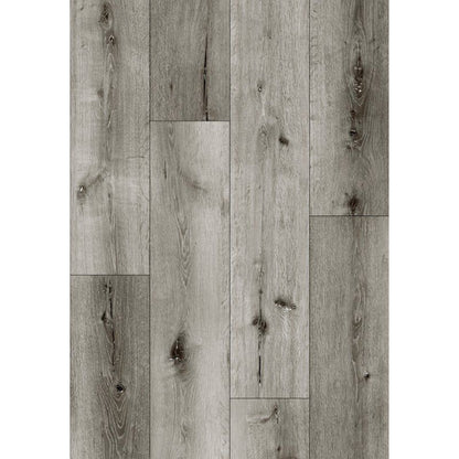 Mexen Lago Vista vinylgulvpaneler 1240 x 182 mm grå, 8 stk.