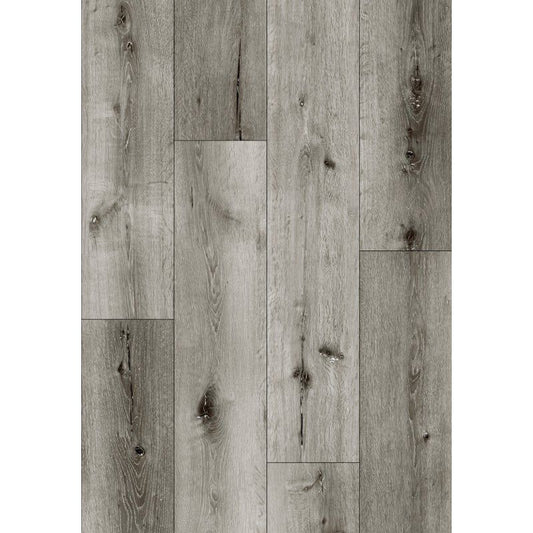 Mexen Lago Vista vinylgulvpaneler 1240 x 182 mm grå, 8 stk.