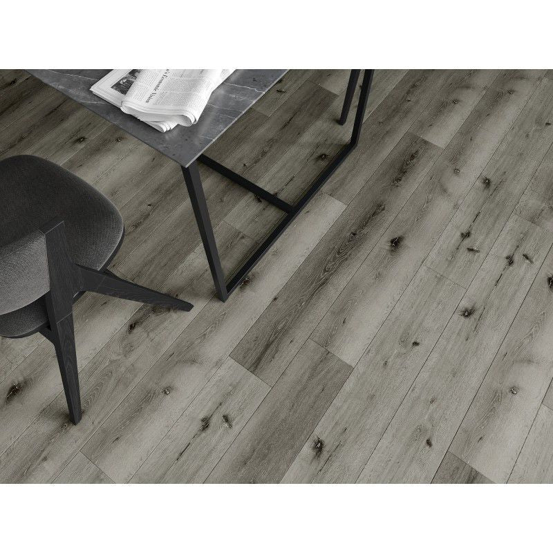 Mexen Lago Vista vinylgulvpaneler 1240 x 182 mm grå, 8 stk.