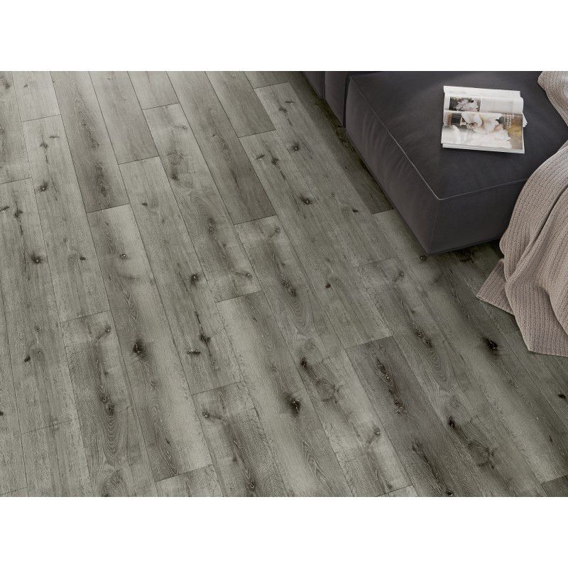 Mexen Lago Vista vinylgulvpaneler 1240 x 182 mm grå, 8 stk.