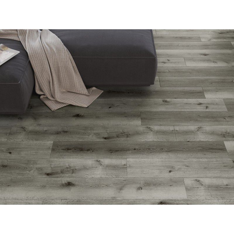 Mexen Lago Vista vinylgulvpaneler 1240 x 182 mm grå, 8 stk.