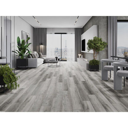 Mexen vinylgulve 1240 x 182 mm Santa Clara grå 8 stk.