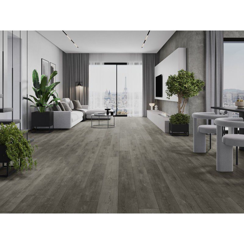 Mexen vinylgulvpaneler 1240 x 182 New Albany grå 8 stk.