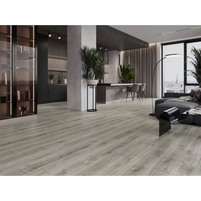 Mexen vinylgulve 1240x182 Silver Creek grå 8 stk.