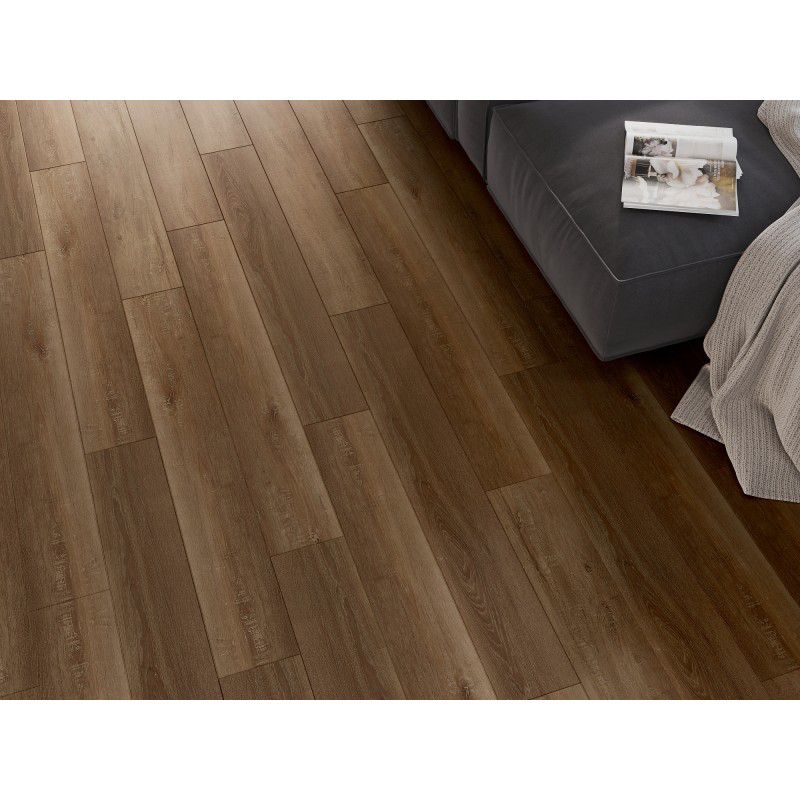 Mexen vinylgulvpaneler 1240x182 mm Queen Creek brun 8 stk.