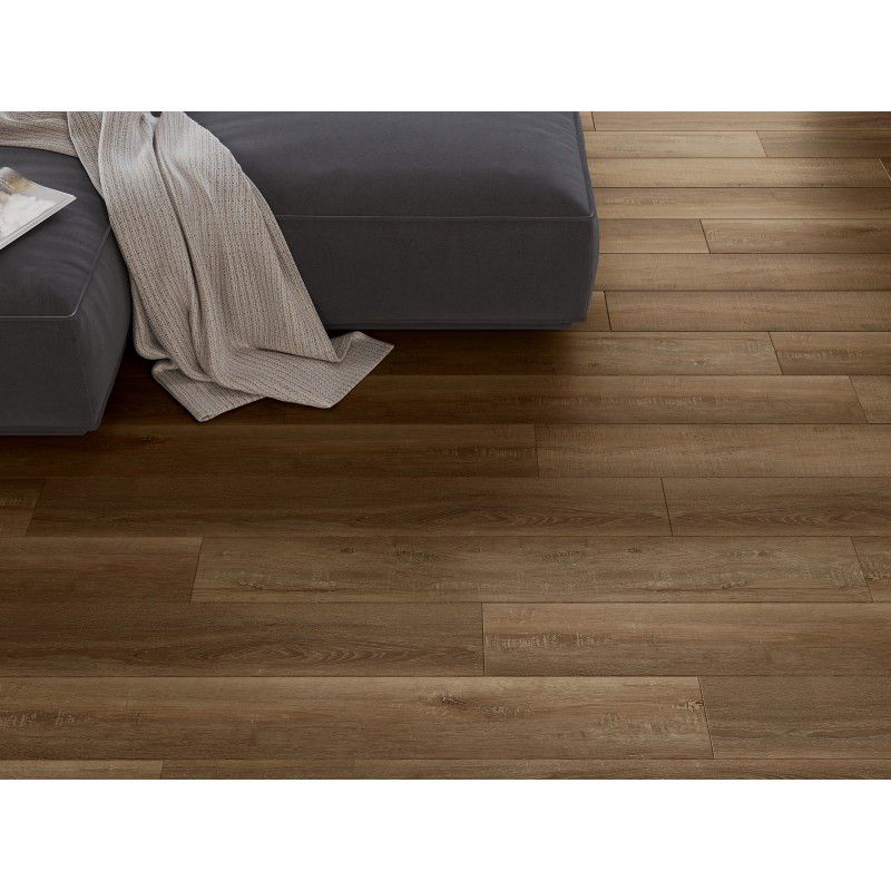 Mexen vinylgulvpaneler 1240x182 mm Queen Creek brun 8 stk.