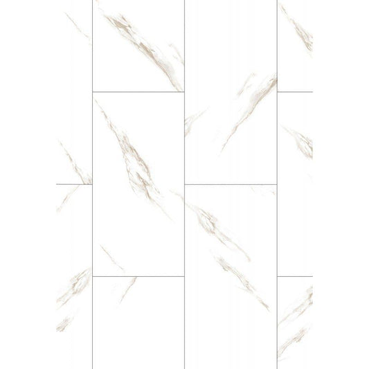 Mexen vinylgulvpaneler 610 x 305 River White hvide 8 stk.