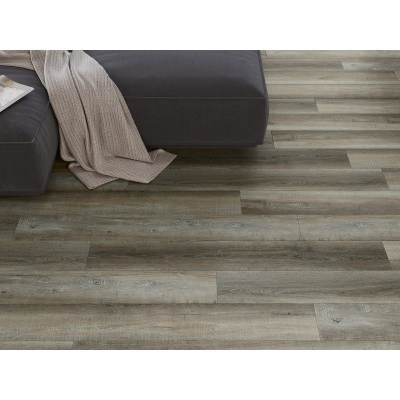 Mexen Aspen vinylgulvpaneler 1240 x 182 mm grå eg 8 stk.