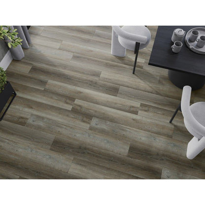 Mexen Aspen vinylgulvpaneler 1240 x 182 mm grå eg 8 stk.