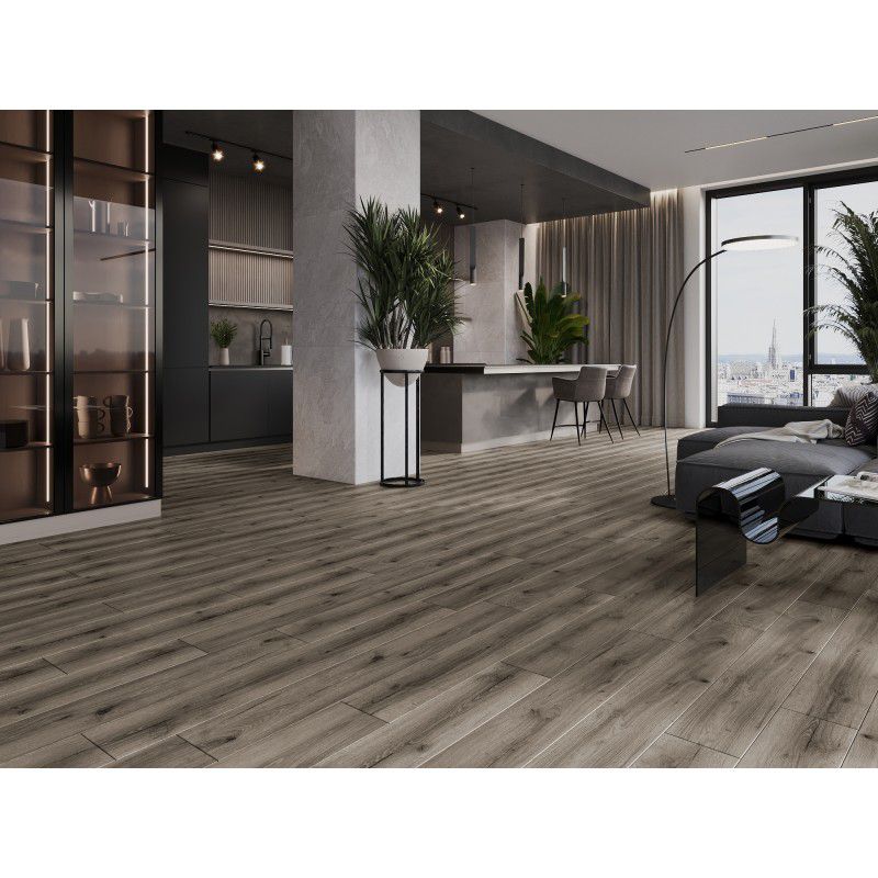 Mexen Sierra Vista vinylgulve i brun eg 1240x182 mm, 8 stk.