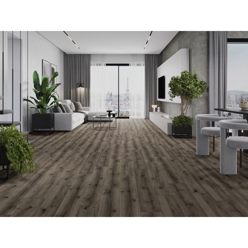 Mexen Sierra Vista vinylgulve i brun eg 1240x182 mm, 8 stk.