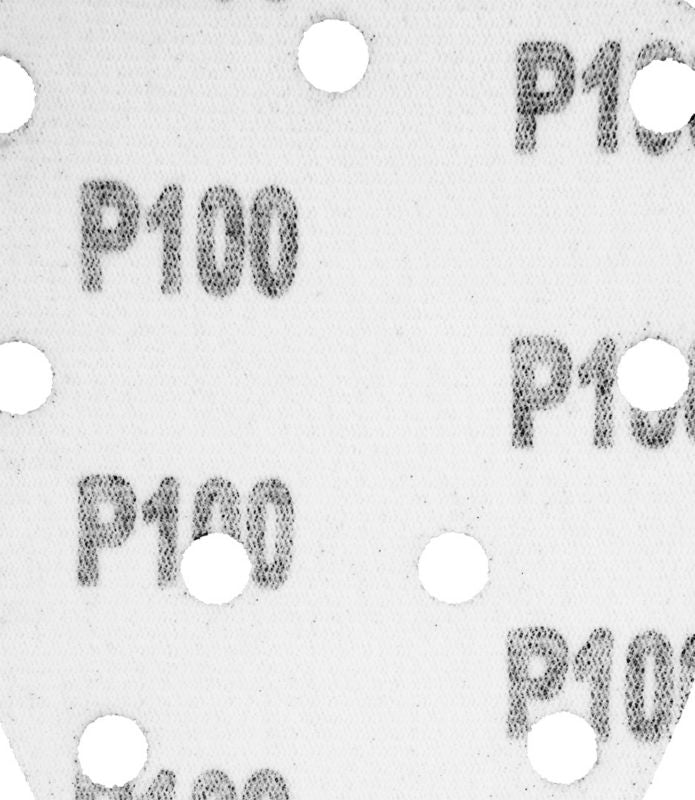Velcro-slibepapir til delta-slibemaskine GRAPHITE 140 x 140 x 80 mm kornstørrelse K100, 5 stk.