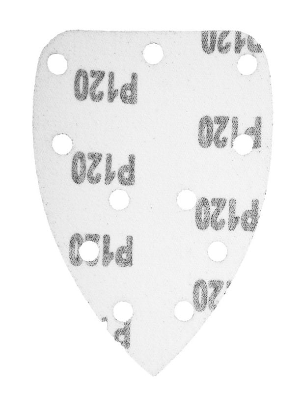 Velcro slibepapir til delta-sliber GRAPHITE 140 x 140 x 80 mm kornstørrelse K120, 5 stk.