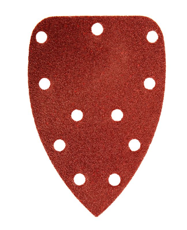 Velcro slibepapir til delta slibemaskine GRAPHITE 140 x 140 x 80 mm kornstørrelse K60, 5 stk.