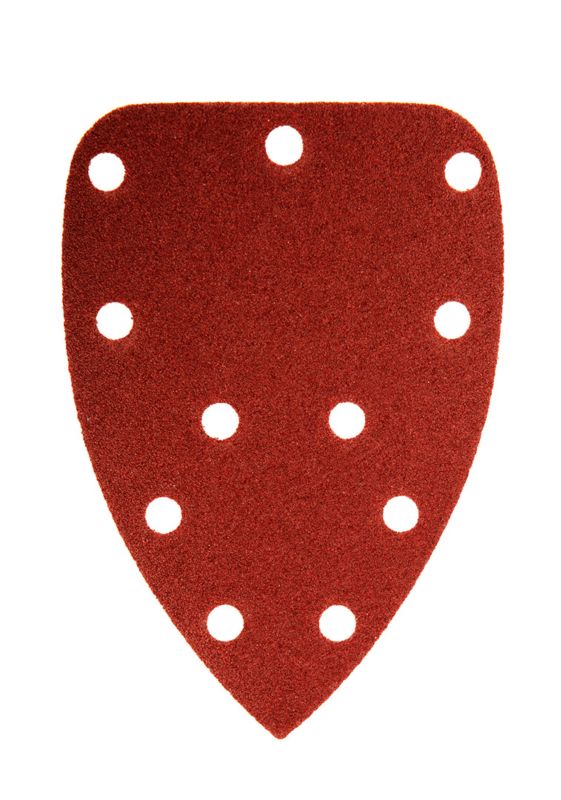 Velcro slibepapir til delta-sliber GRAPHITE 140 x 140 x 80 mm kornstørrelse K80, 5 stk.