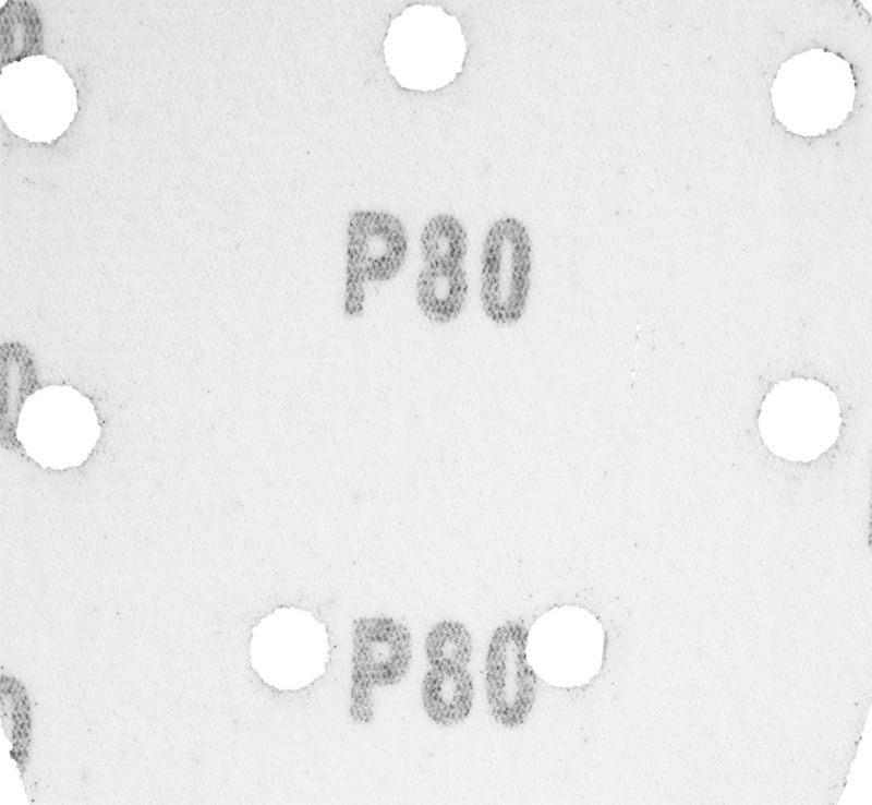 Velcro slibepapir til delta-sliber GRAPHITE 140 x 140 x 80 mm kornstørrelse K80, 5 stk.