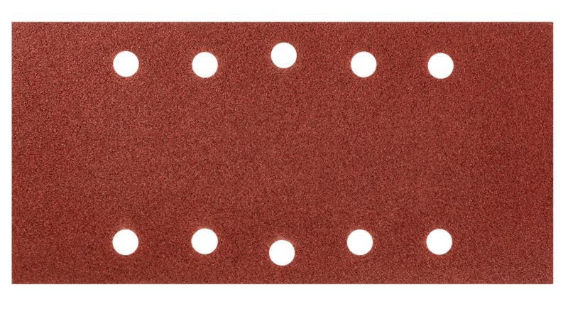 Krogpapir til slibemaskine GRAPHITE 115 x 230 mm korn K100, 5 stk.