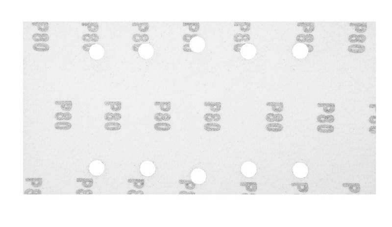 Velcro-slibepapir GRAPHITE 115 x 230 mm kornstørrelse K80, 5 stk.