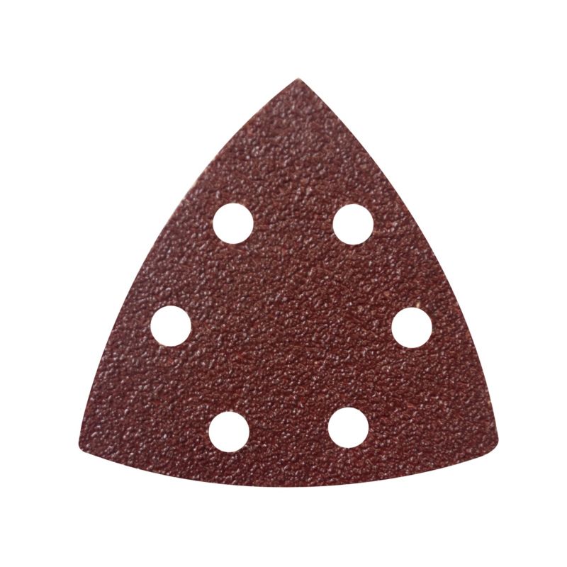 Universal slibepapir 93 mm med velcro, strygejern-form, mix, 10 stk.