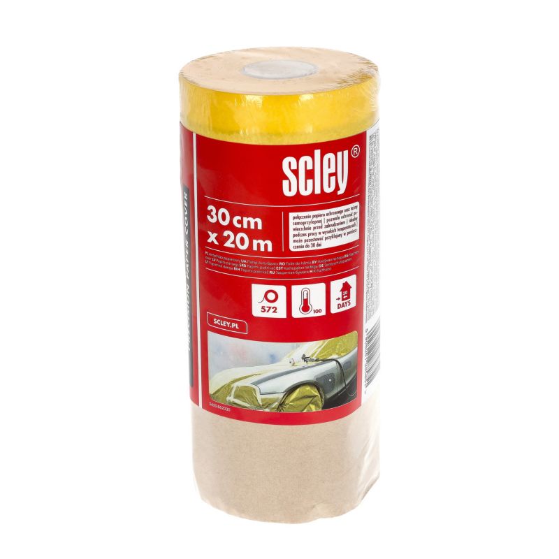 Antisprøjt papir med tape 30 dage 30 cm x 20 m