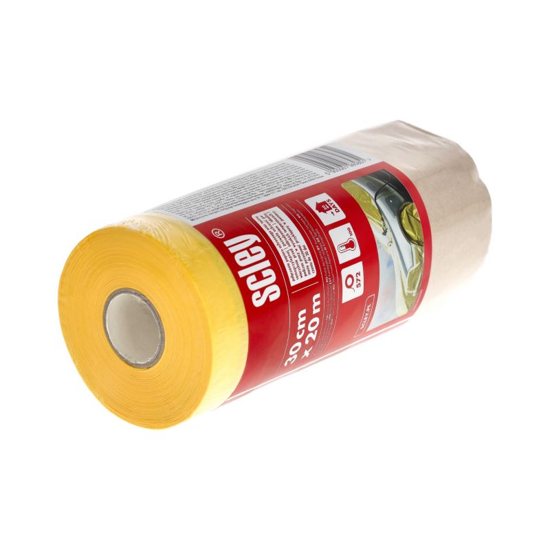 Antisprøjt papir med tape 30 dage 30 cm x 20 m