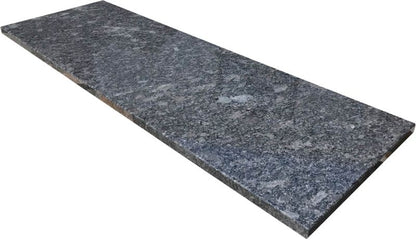 Granitbundstykke Indy 152x30x2 cm Sort
