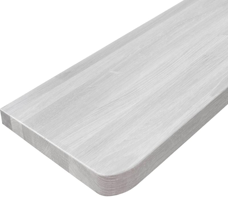 Indvendig vindueskarm 27 x 300 x 920 mm hvidolieret eg