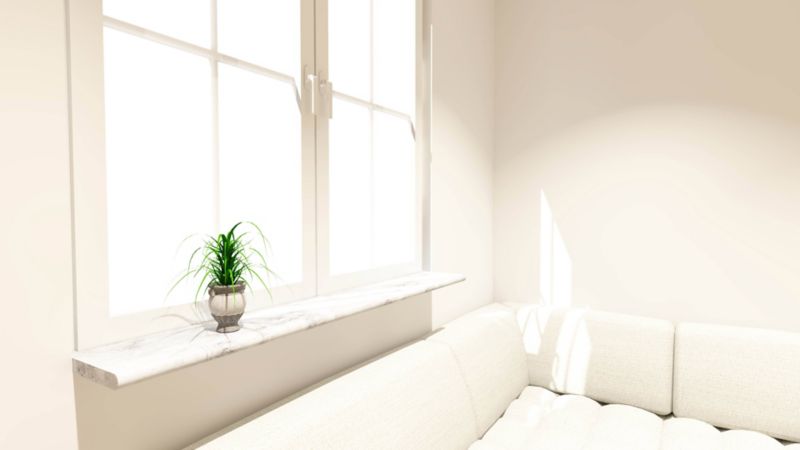 Indvendig vindueskarm Biuro Styl 305 x 30 x 2,8 cm himalaya