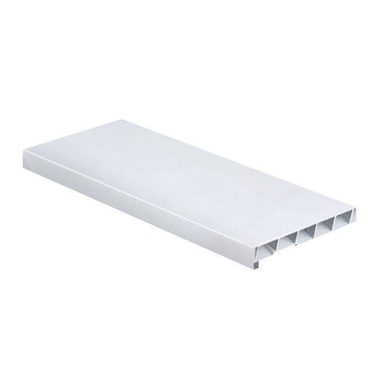 Indvendig PVC‑vindueskarm Form 25 x 216 cm hvid