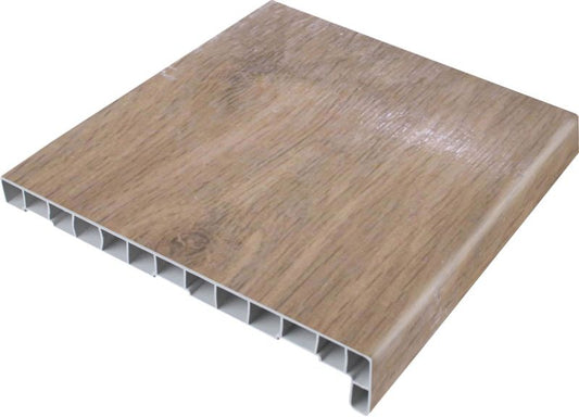 Indvendig PVC‑vindueskarm Geom 25 x 216 cm i Winchester‑eg