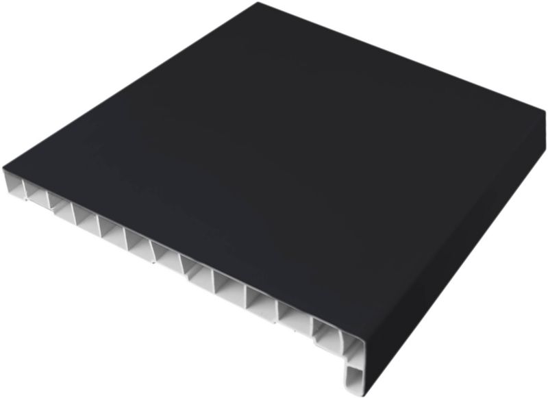 Indvendig Vindueskarm PVC 30x216 cm Grafit