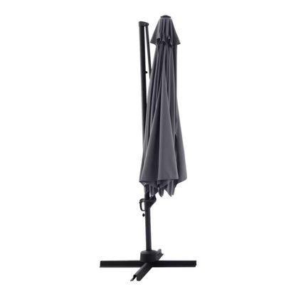 Parasol Brindisi Ø350 cm Antracitgrå