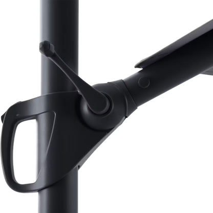 Parasol Brindisi Ø350 cm Antracitgrå