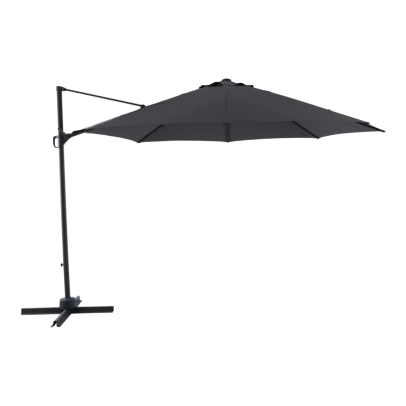Parasol Brindisi Ø350 cm Antracitgrå
